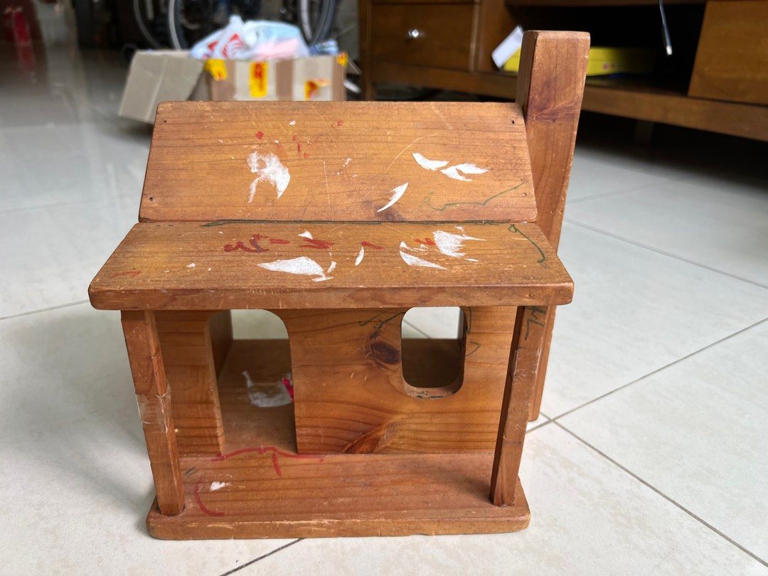 Solid wood dollhouse deals