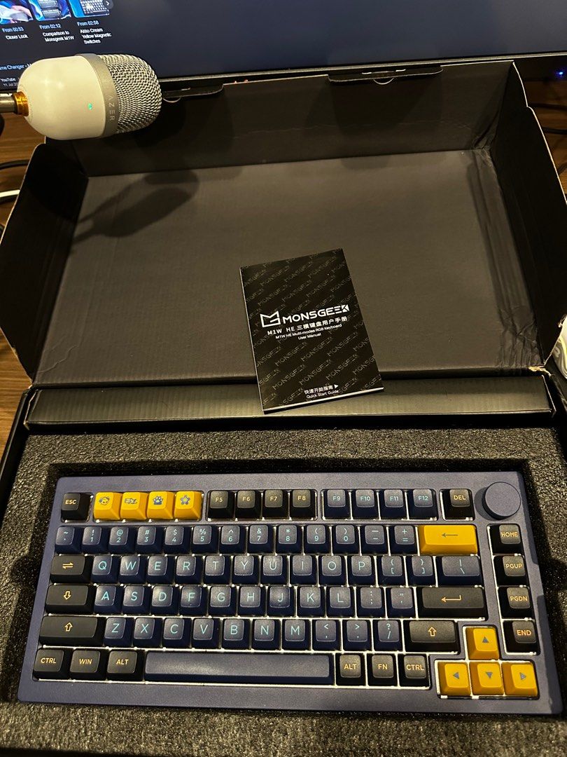 Monsgeek M1W V3 HESP Rapid Trigger Keyboard, Computers & Tech, Parts