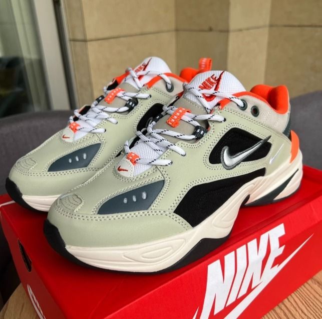 Nike M2K Tekno Light Bone Turf Orange Same gender design US4 US14