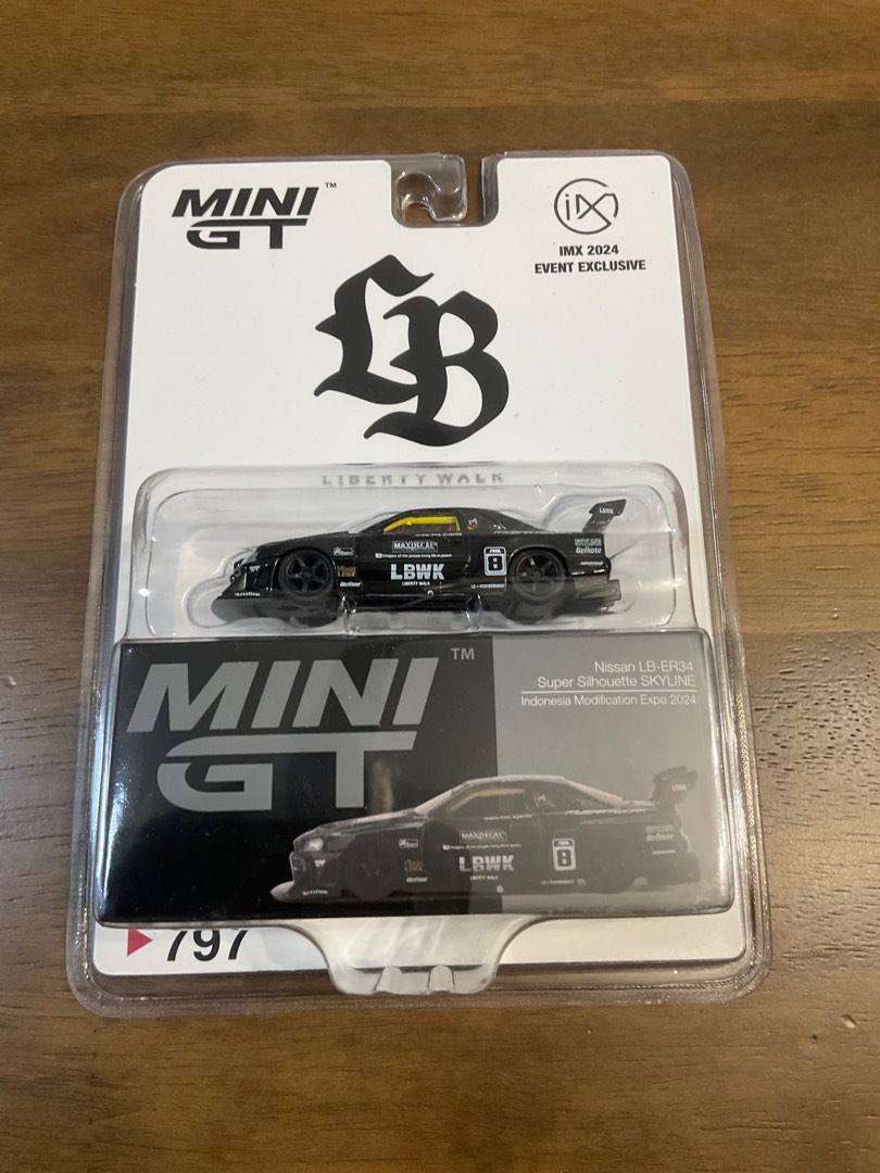 【あす楽対応】 Mini GT IMX限定日産LB-ER34 LBWK いや #797 ミニカー