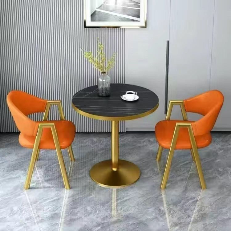 Nordic style negotiation table and chair combination reception, simple ...