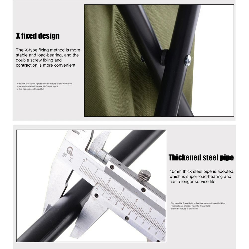 Outdoor Ultralight Folding Chair Ice Cooler Insulated Picnic Bags Ice