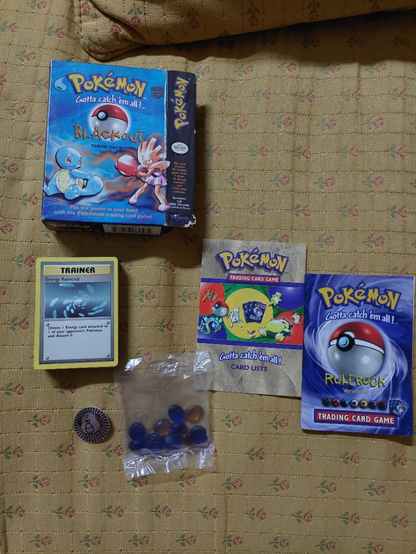 pokemon blackout theme deck card list Pokmon TCG: Sealed Blackout Theme Deck Up For Auction At Heritage