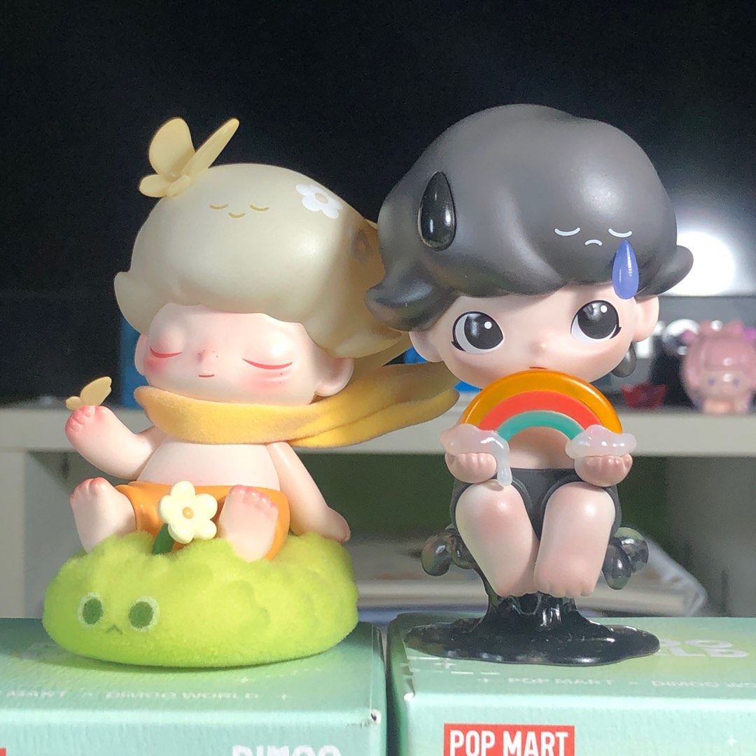 POPMART DIMOO World By Your Side: Pleasure & Cheer Up Set, Hobbies ...