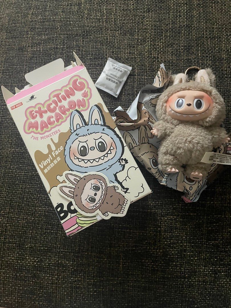 Popmart labubu macaron v1 toffee 100% authentic code, Women's Fashion ...