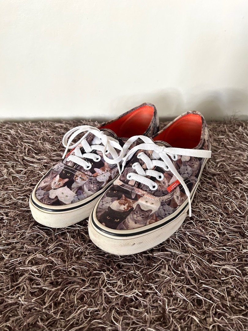 Vans cat print shoes clearance
