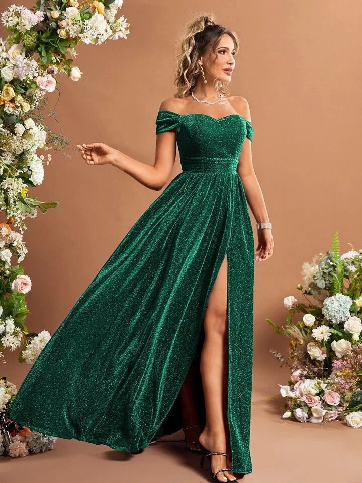slim fit dress slacks SHEIN Green Deep V Neck Satin Dress Women Short Sleeve High Waist Fit –  Liolook.myshopify