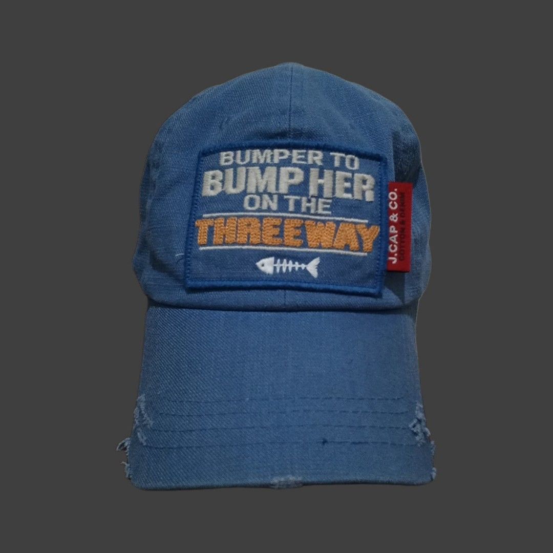 Statement Cap (Category: Caps & Hats) located in Calamba. Submitted by damn1tfrmdedz (Listing ID 1330009664, Image 2). Description: Statement Cap Condition: 8.5 Color Rate: 10 - Minor distressed Mine: ₱250 +SF MOP : GCASH/PayPal COURIER : J&T The buyer will shoulder the SF Can do meet up within the area.