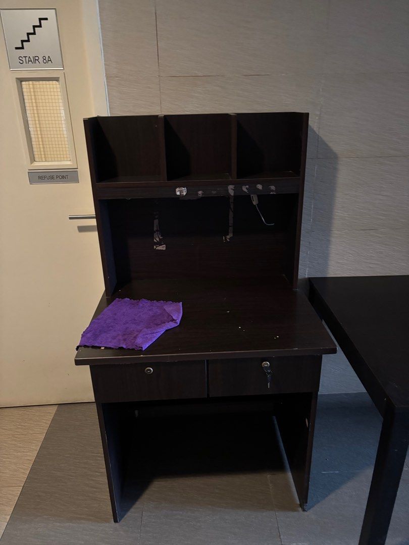 Study table and dining table (Category: Tables & Sets) located in Singapore. Submitted by ben742 (Listing ID 1330084507, Image 1). Description: Moving letting for for free. Self collect .