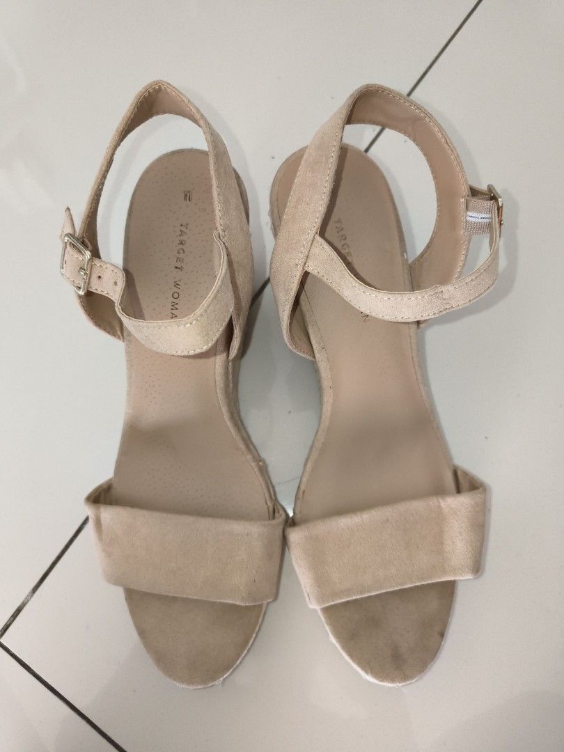 Target Woman Nude Wedges 26 27cm