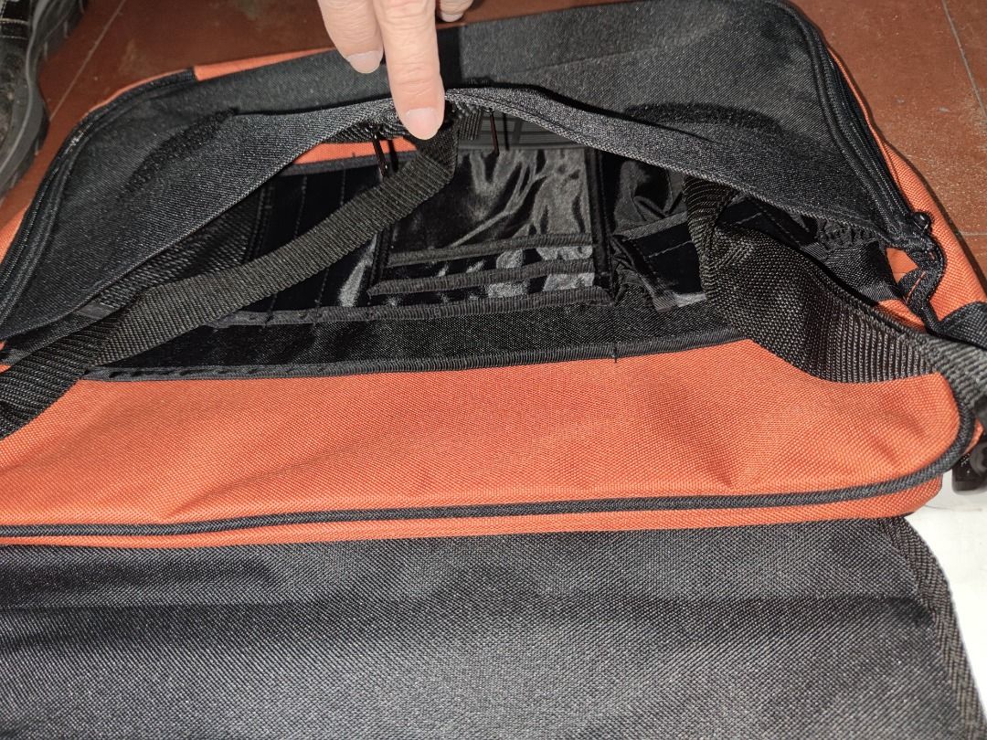 Tool Bag (Category: Construction Tools & Equipment) located in Manila. Submitted by kingkai999 (Listing ID 1330130607, Image 2). Description: TOOL KEEPER TK-295 Briefcase Tool Bag • Fashionable, with shoulder strap & web handle • With special pockets for mobile phone, calculator and drawings • Tailor-made for sales engineer, site-foreman • Dimensions ( L X W X H) : 16” X 5” X 13”.