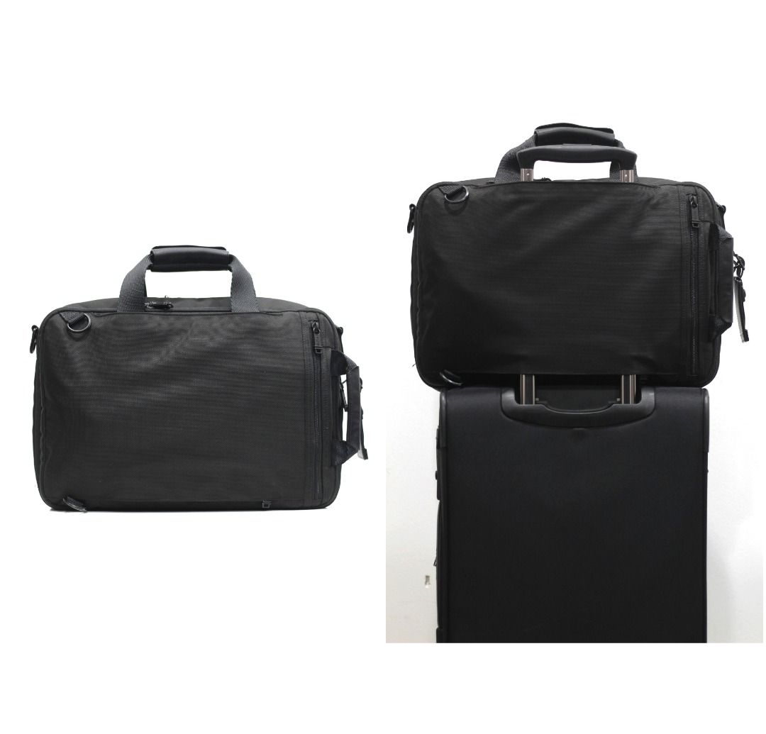 Tumi 232398D Alpha Bravo Mountain 3 Way Expandable Brief 16 pilot flight bag 15 banker briefcase 13 doctor document bag backpack