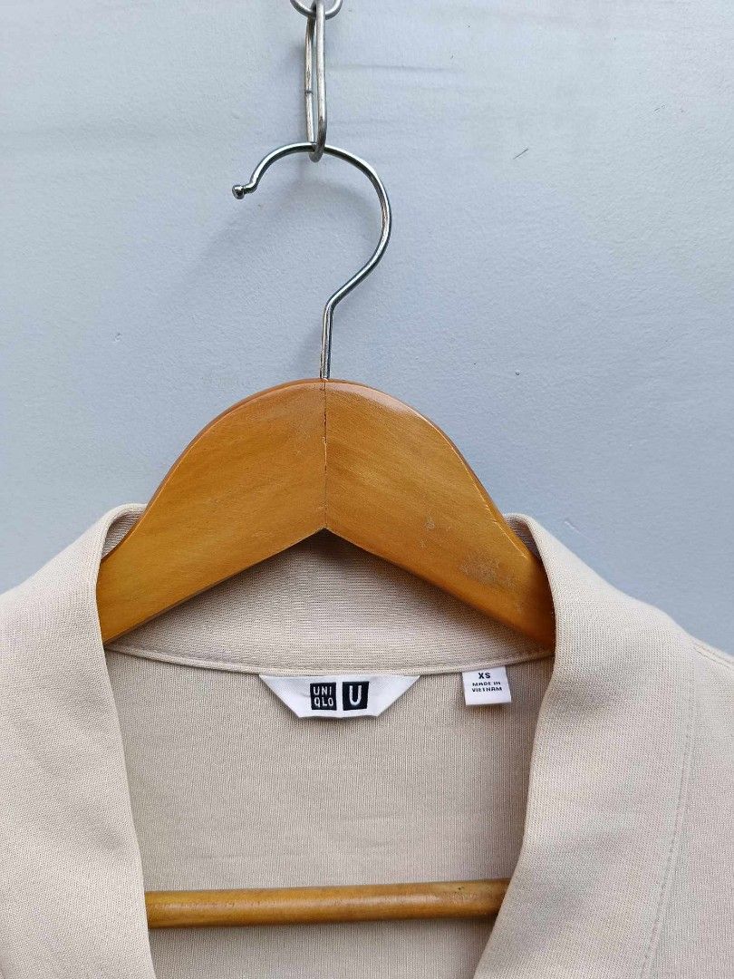 Uniqlo Buttoned Kimono Type Jacket Women s Fashion Coats Jackets and Outerwear on Carousell