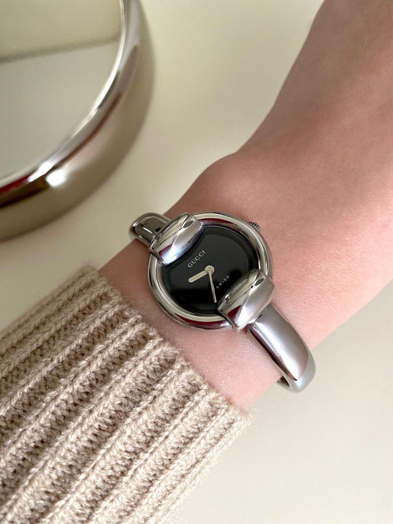 Gucci horsebit bangle watch on sale