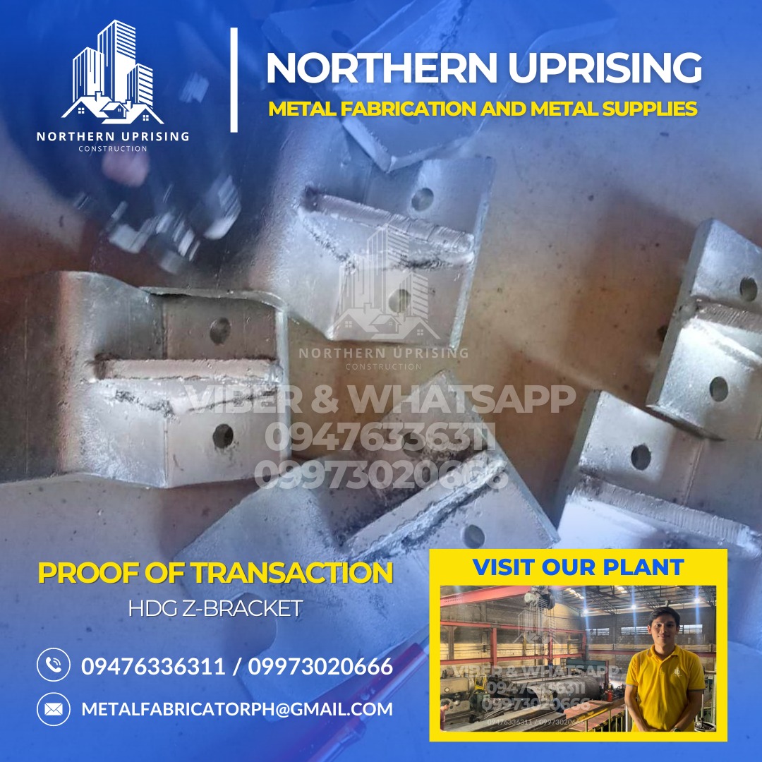 Z Bracket | Hotdip Galvanized | Base Plate | Anchor Bolt | U-Bolt ...