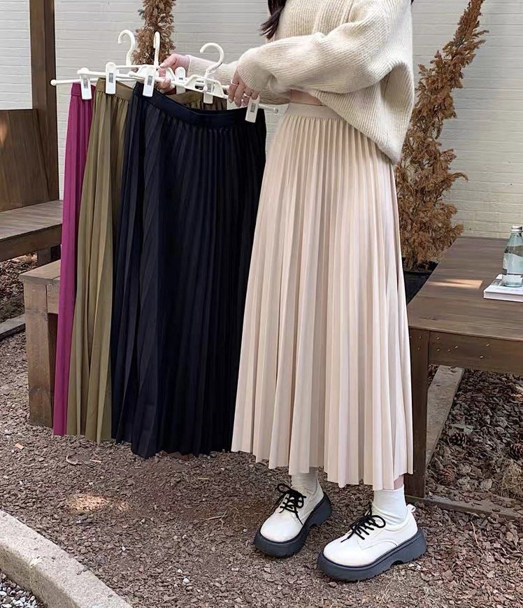 13 NEW COLORS Rosemary Pleated Midi Skater Skirt Women s Fashion Bottoms Skirts on Carousell