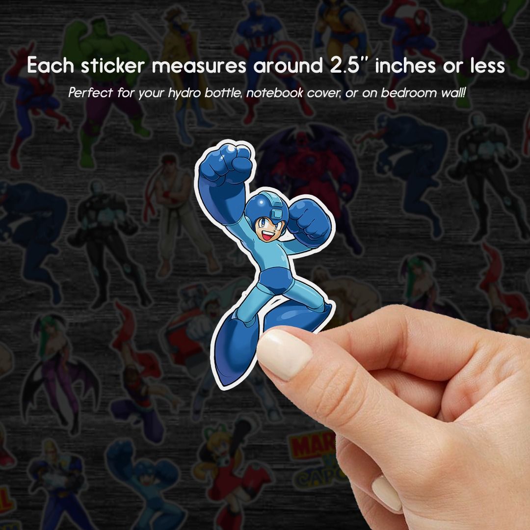 18 pcs. Marvel vs. Capcom Premium Quality Waterproof Sticker (Category: Art & Prints) located in Antipolo. Submitted by bebandbeb (Listing ID 1330196603, Image 3). Description: Marvel vs. Capcom Premium Quality Waterproof Sticker 18 pcs. Small to Large Sticker (2"-3" inch) Made of high-quality matte vinyl sticker Fully waterproof and tough durability ----- Location: Antipolo MOP: Gcash, GoTyme MOD: Lalamove, LBC COP, GogoExpress Delivery: Booking