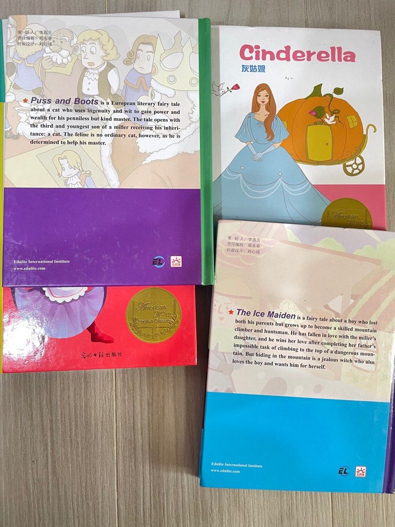 英文故事書（內文只有英文）封面封底簡體, 興趣及遊戲, 書本& 文具, 小說及非小說- Carousell