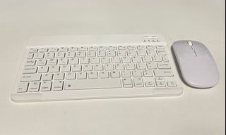 Wireless Bluetooth Keyboard with Bluetooth Mouse