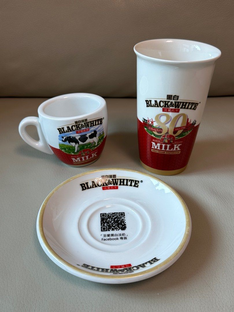 黑白淡奶～奶茶套裝(熱奶茶及凍奶茶), 傢俬＆家居, 廚具和餐具, 茶具 