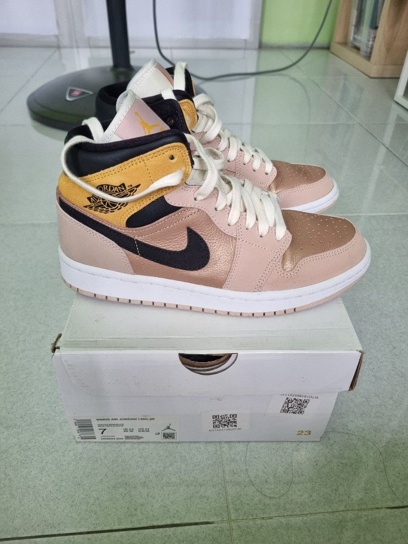 nike jordan 1 mid se particle beige