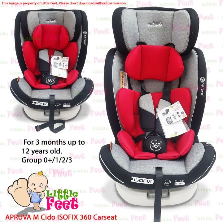 Apruva M Cido Car seat (Category: Car Seats) located in Quezon City. Submitted by Dmomlife (Listing ID 1330178937, Image 2). Description: Apruva 360 Rotate Isofix Car Seat 0-36kgs ✅ 3 Recline Positions ✅ 10 Position Height Adjustable Headrest ✅ 5-point Safety Belt ✅ Slightly used ✅ Isofix Ready ✅ Comfortable for Babies In excellent condition.. my used it for a few months, then ayaw nang gamitin. Got it for 10k Meetup within Quezon City, Metro Man