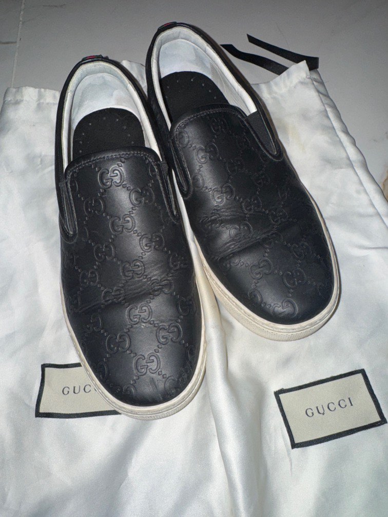 Gucci gg slip on discount