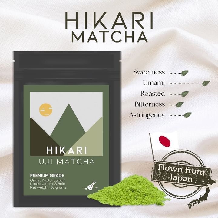 Authentic Japanese Matcha Premium Ceremonial Grade Matcha (Category: Health Food, Drinks & Tonics) located in Manila. Submitted by storyofshopaholics (Listing ID 1330170187, Image 1). Description: Check us out in Instagram/Facebook at Hikari Matcha PH.