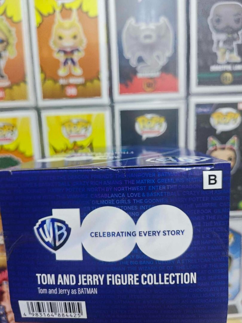 Banpresto Tom And Jerry Figure Collection TOM and JERRY as BATMAN WB100TH Anniversary (Category: Figurines & Statues) located in Taguig. Submitted by kissme934 (Listing ID 1330327738, Image 3). Description: Banpresto Tom And Jerry Figure Collection TOM and JERRY as BATMAN WB100TH Anniversary Brand: Banpresto Series: Tom And Jerry Line: Tom And Jerry Figure Collection TOM and JERRY as BATMAN Character: Jerry Version: WB100TH Anniversary Ver..