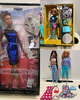 1/6 Barbie Doll Black Louis Vuitton LV Bags Bundle Set (3 items ...