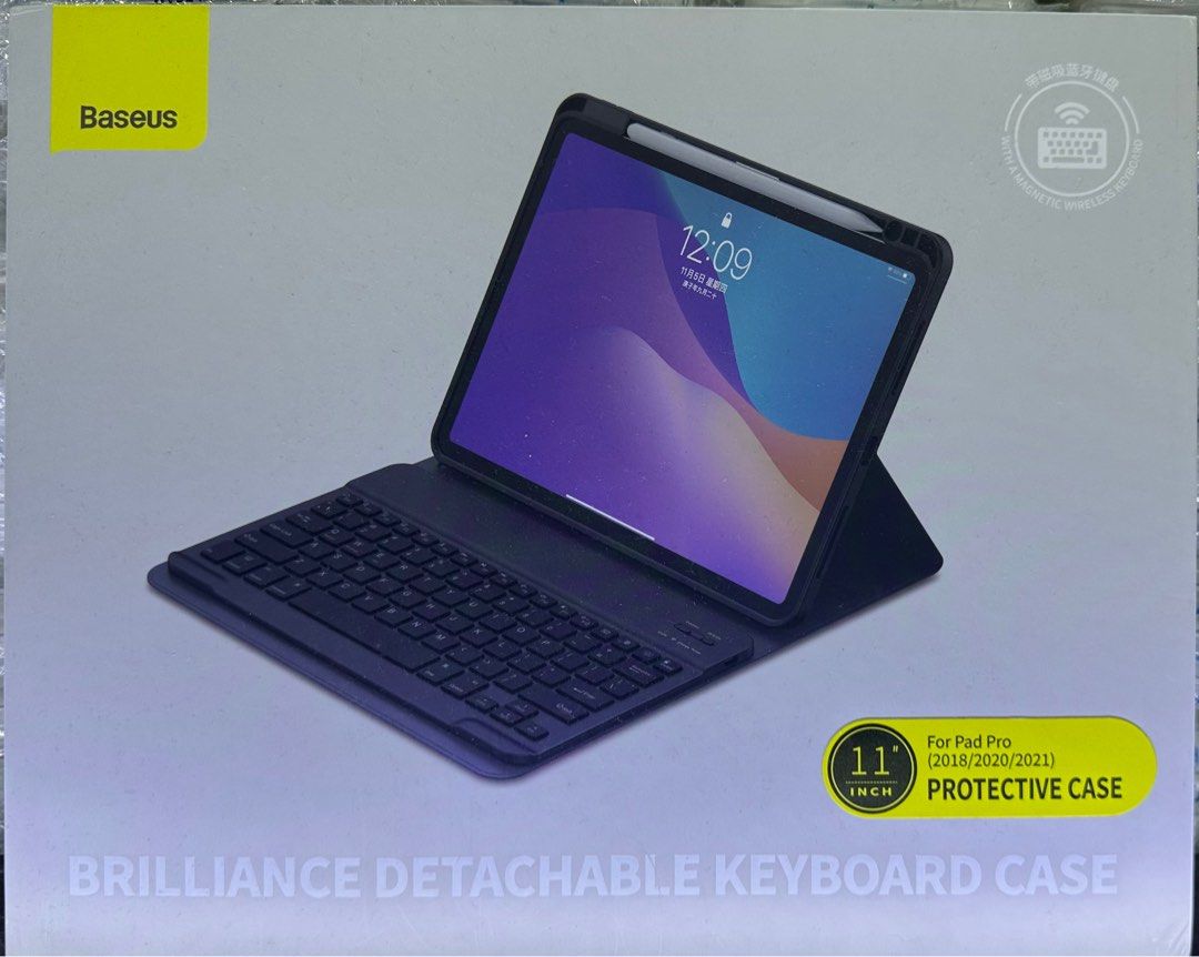 Baseus Keyboard Case for iPad Pro 11”, 電腦＆科技, 桌上電腦- Carousell