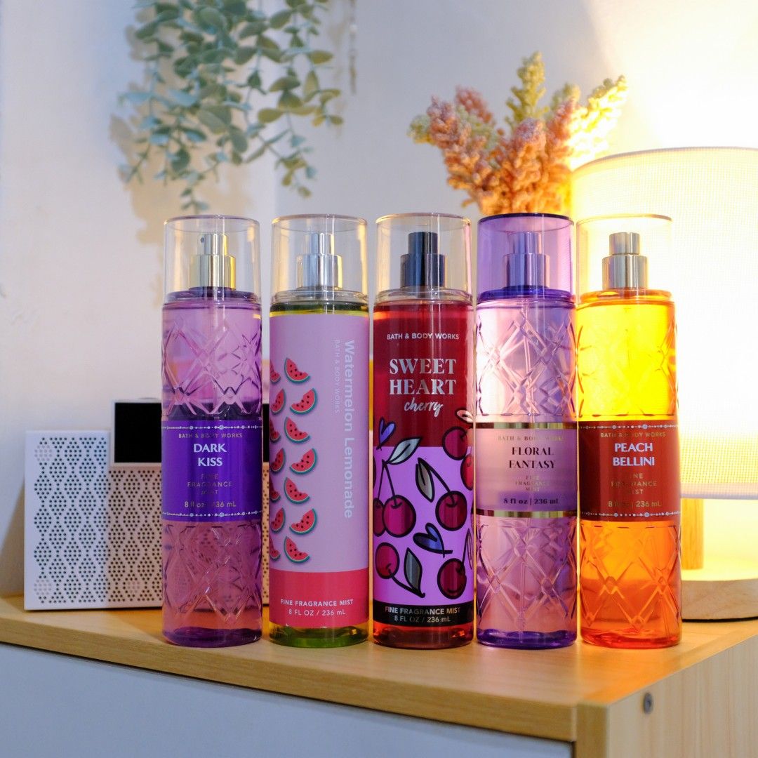 Bath and Body Works Perfume Mist (Category: Fragrance & Deodorants) located in Quezon City. Submitted by noahscartonlineshop (Listing ID 1330187648, Image 1). Description: ✨Bath & Body Works✨ Perfume Mist ₱799 💯 Original from Florida U.S.A 📍Meet up Trinoma Mall, Shipping LBC COP.