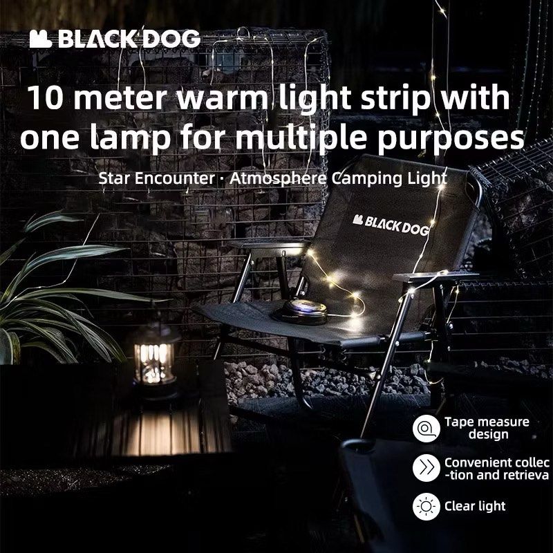 Blackdog Outdoor Tape String (10meter) Light 2000mAh CBD2450ZM017