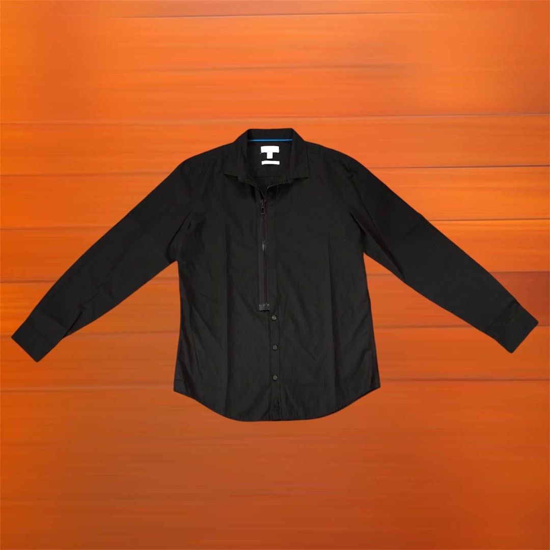 slim fit dress slacks Mens Extra Slim Fit Solid White Twill Spread Collar Non Iron Cotton Dress  Shirt main image 1