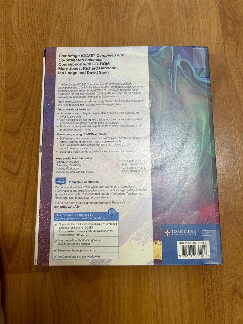 Cambridge IGCSE Combined and Co-Ordinated Sciences Coursebook, Hobbies ...