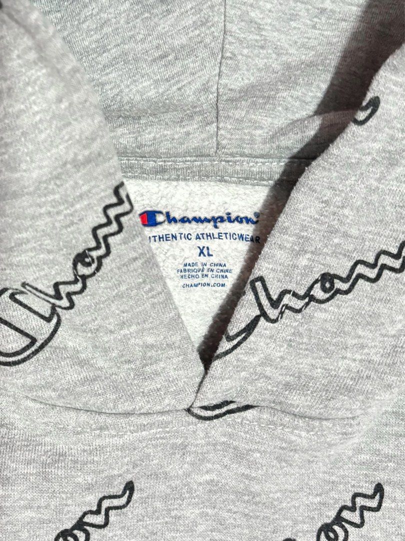 Champion aop script hoodie deals