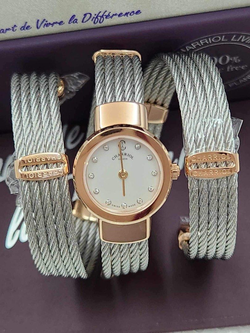 Charriol Watch with Diamond (Category: Luxury Watches) located in Pagsanjan. Submitted by b_and_bshop61020 (Listing ID 1330183497, Image 2). Description: Brandnew Charriol with diamond Fit small-medium With international warranty.