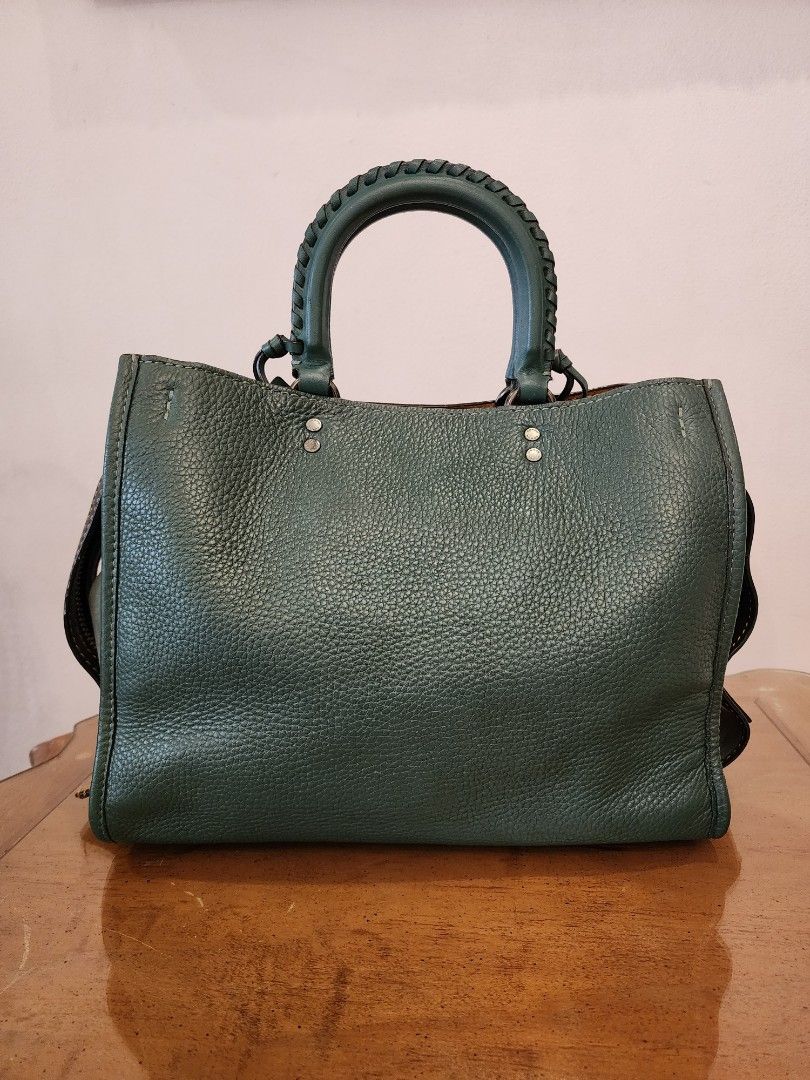 Coach Rogue 31 1st Gen w Whipstitch Handle Satchel Shoulder Bag Women s Fashion Bags Wallets Shoulder Bags on Carousell