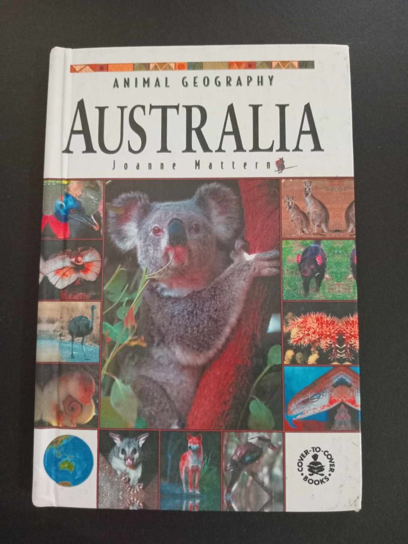 Coffee Table Book Animal Geography Australia preloved, Hobbies & Toys