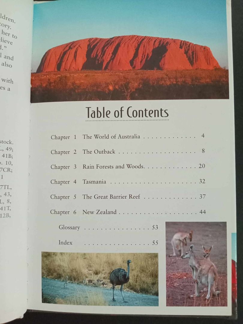Coffee Table Book Animal Geography Australia preloved, Hobbies & Toys
