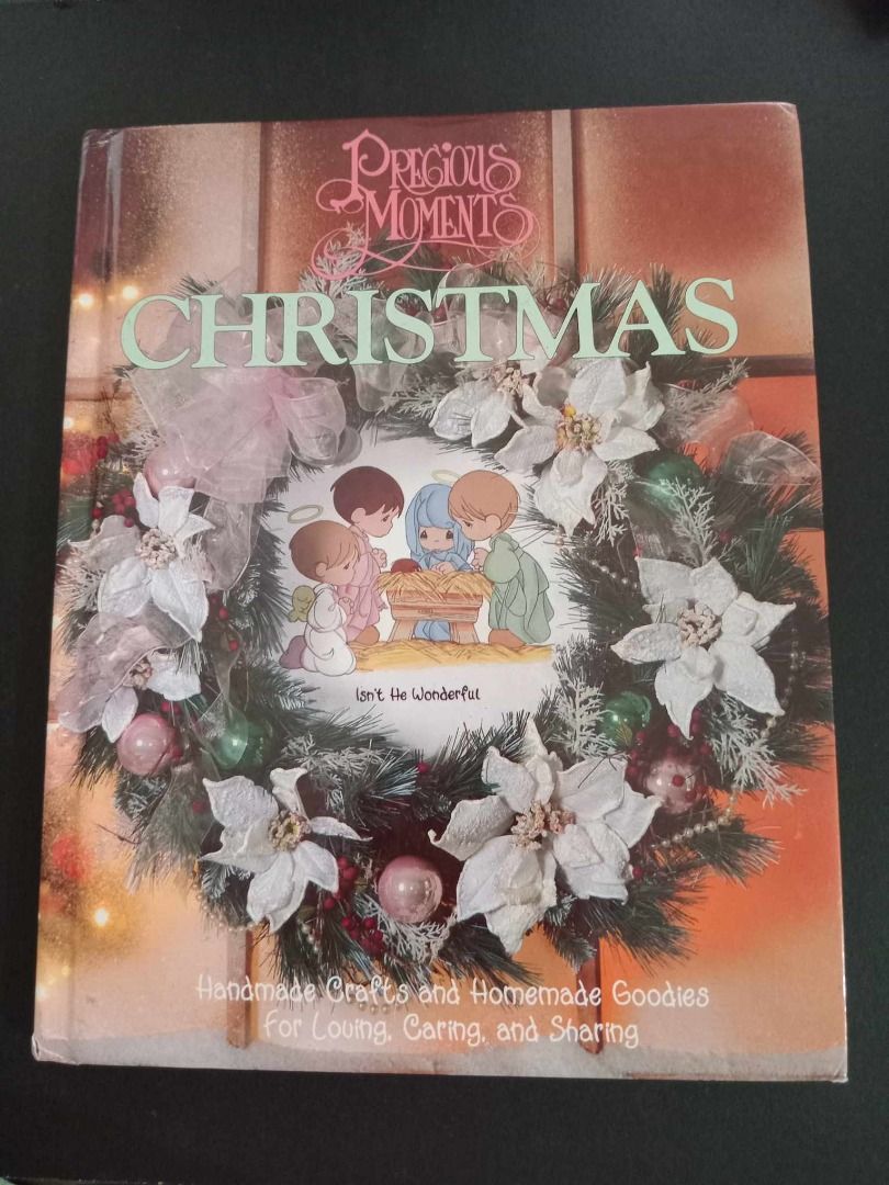 Coffee Table Book Precious Moments Christmas preloved, Hobbies & Toys