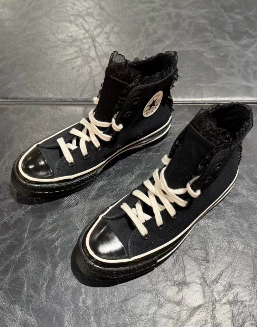 Converse with ruffles cheap