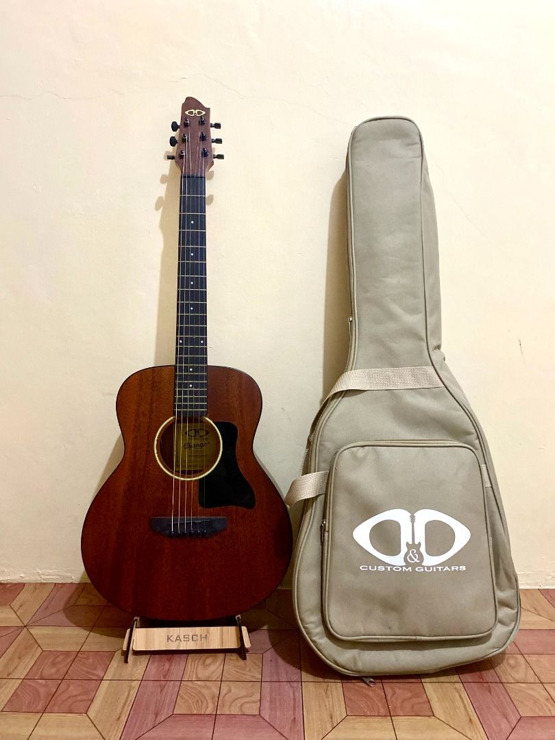 D&D Junior Django Mahogany with Bag (Category: Musical Instruments) located in Apalit. Submitted by bana011 (Listing ID 1330240311, Image 1). Description: Size: 36″ Back wood: Mahogany Side wood: Mahogany Fingerboard: Rosewood Braceless Semi-arched back Inclusions: Free bag, allen wrench, cable RFS/Other details: Need Funds Lady Owner 10 months old No scratches Hindi pa po napalitan ng string since nung binili Freebies: Swiff Capo & Kasch Guitar 
