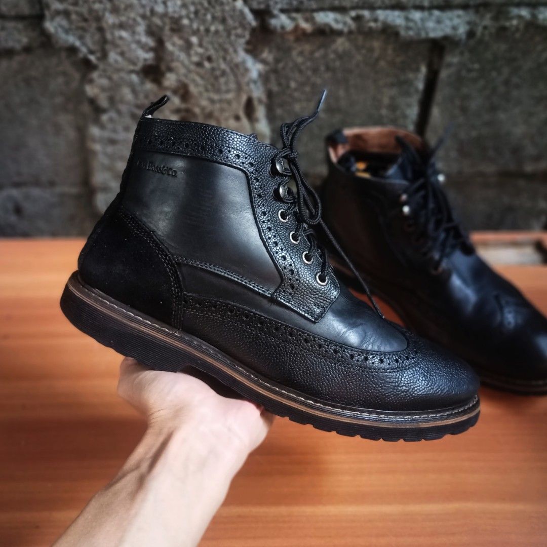 G.h. bass co brogues wingtip boots