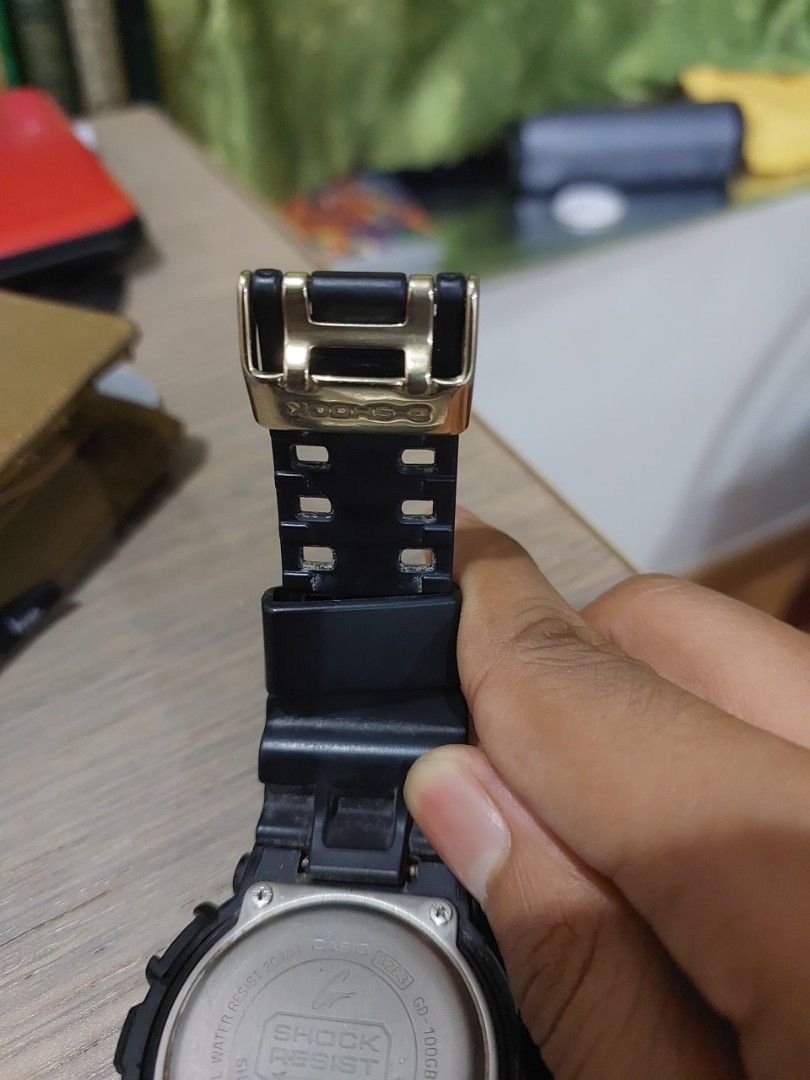 G shock GD100 Autolight gold Men s Fashion Watches Accessories Watches on Carousell