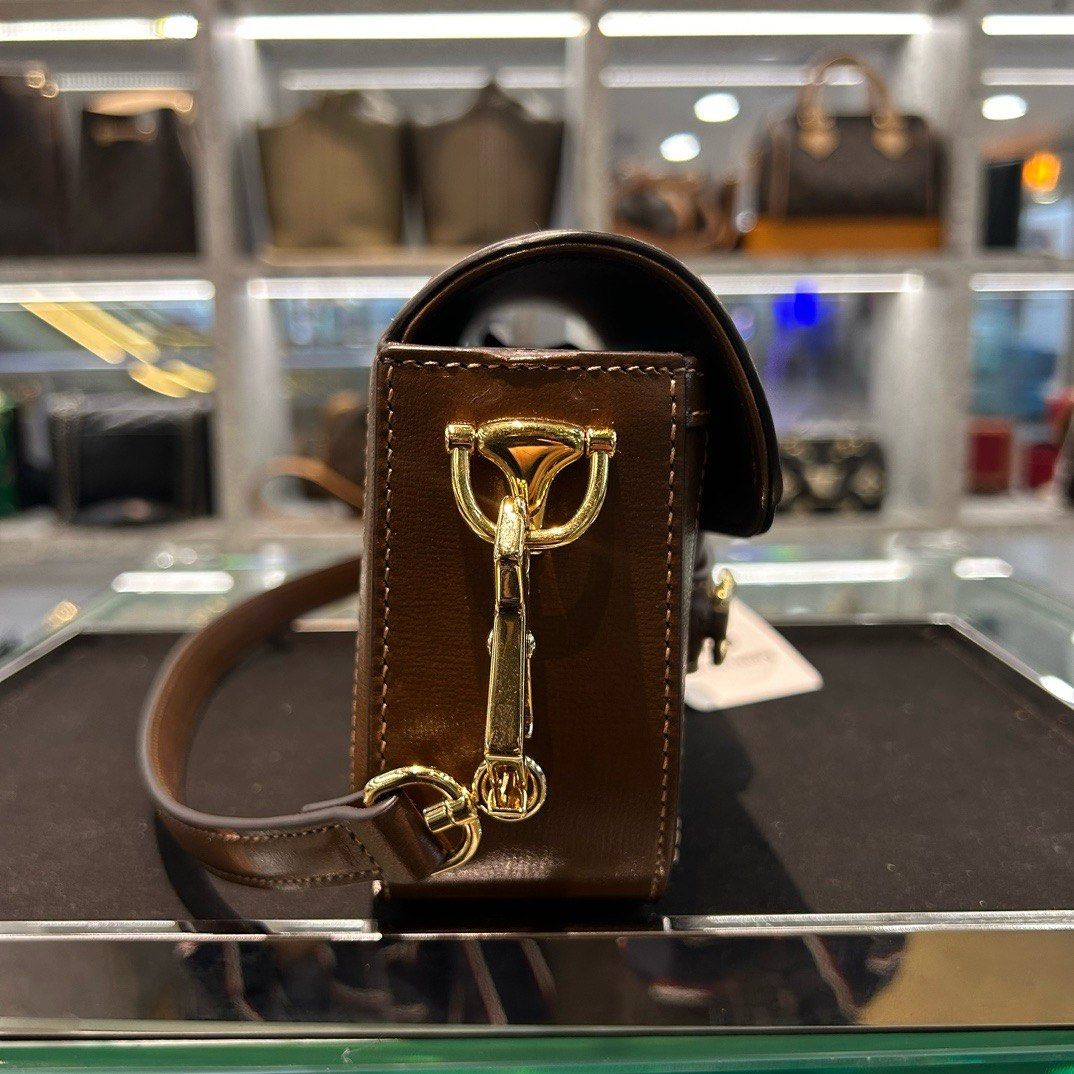 Gucci 1955 horsebit like new (Category: Bags & Wallets) located in Singapore. Submitted by pandaluxury.sg (Listing ID 1330323827, Image 2). Description: Brand: Gucci Model: 1955 horsebit Year: 2023 Condition: Like New Accessories: Full Set Original price: S$4300 Our shop PandaLuxury at Far East Plaza 04-116 and 137C, 100% authenticity guaranteed. If this item is proven to be fake in any institution, we promise to refund you and compensate you for