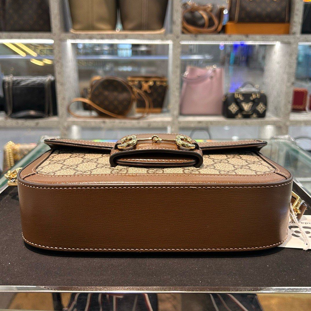 Gucci 1955 horsebit like new (Category: Bags & Wallets) located in Singapore. Submitted by pandaluxury.sg (Listing ID 1330323827, Image 3). Description: Brand: Gucci Model: 1955 horsebit Year: 2023 Condition: Like New Accessories: Full Set Original price: S$4300 Our shop PandaLuxury at Far East Plaza 04-116 and 137C, 100% authenticity guaranteed. If this item is proven to be fake in any institution, we promise to refund you and compensate you for