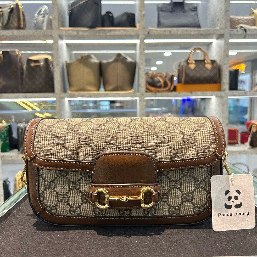 Gucci 1955 horsebit like new (Category: Bags & Wallets) located in Singapore. Submitted by pandaluxury.sg (Listing ID 1330323827, Image 1). Description: Brand: Gucci Model: 1955 horsebit Year: 2023 Condition: Like New Accessories: Full Set Original price: S$4300 Our shop PandaLuxury at Far East Plaza 04-116 and 137C, 100% authenticity guaranteed. If this item is proven to be fake in any institution, we promise to refund you and compensate you for
