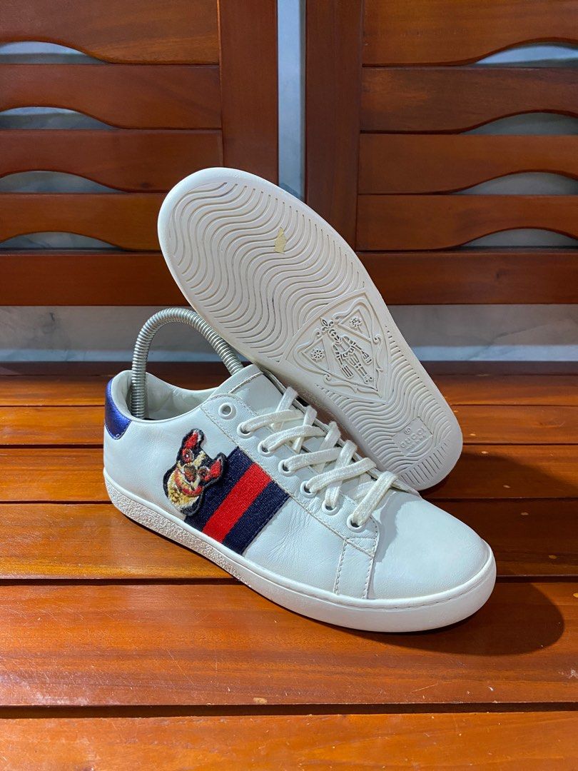 GUCCI ACE EMBROIDERED CAT AND DOG WOMEN EUR36