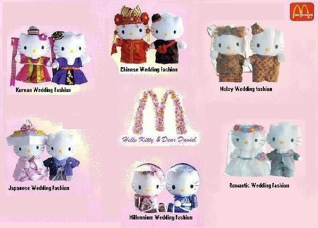 Hello Kitty McDonald 2000 wedding Hobbies Toys Toys Games on Carousell